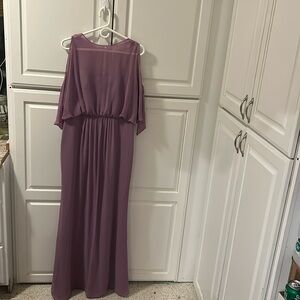 David’s Bridal Dress Gown Lilac Lavender Sz 10